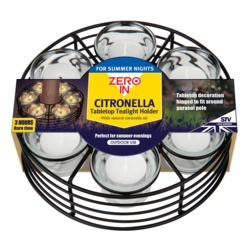 Zero In Citronella Parasol Tealight Holder - STX-105170 