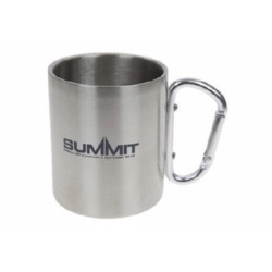 Summit Carabiner Handled Mug - 300ml Stainless Steel - STX-105277 