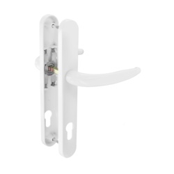 Securit UPVC Door Handle 92mm/211mm - White - STX-105372 