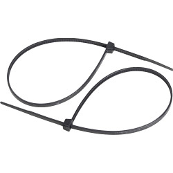 SupaLec Cable Ties - 5mm x 300mm - Black - STX-108147 