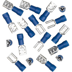 SupaLec Insulating Connectors - Female - 15 Amp - Blue - STX-108357 