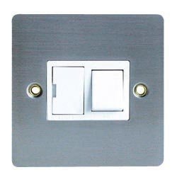 Dencon 13amp Fused Switched Spur Satin Stainless Steel - STX-115828 