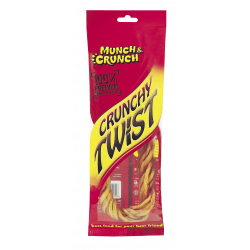 Munch & Crunch Porkhide Crunchy Twist - Smoked - STX-132208 