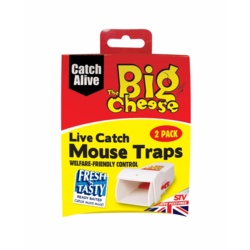 The Big Cheese Live Catch RTU Mouse Trap - Twin Pack - STX-138428 