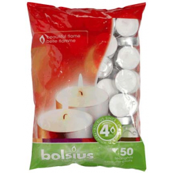 Bolsius Bag 50 Tealights - 4hr Burn Time - STX-142121 