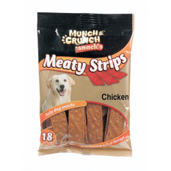 Munch & Crunch Meaty Strips - 18 Chicken - STX-178855 