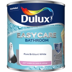 Dulux Easycare Bathroom Soft Sheen 2.5L - Pure Brilliant White - STX-180980 