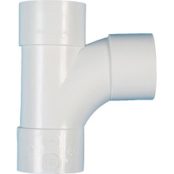 Polypipe Swept Tee 92 1/2 Degrees - 32mm White - STX-181069 