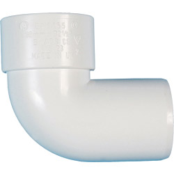 Polypipe Swivel Bend 92 1/2 Degrees - 32mm White - STX-181075 
