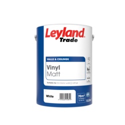 Leyland Trade Vinyl Matt - 5L White - STX-196097 