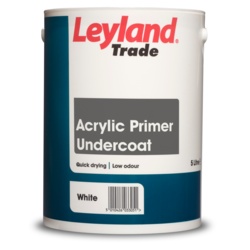 Leyland Trade Acrylic Primer Undercoat - 5L White - STX-196334 