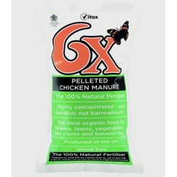 Vitax 6x Odourless Pelleted Chicken Fertiliser - 20kg - STX-198720 - SOLD-OUT!! 