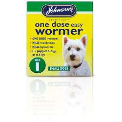 Johnsons Vet One Dose Easy Wormer Size 1 - 3 x 100mg Tablets - STX-200728 