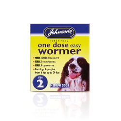 Johnsons Vet One Dose Easy Wormer Size 2 - 2 x 500mg Tablets - STX-200734 