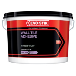 Evo-Stik Waterproof Wall Tile Adhesive for Ceramic Tiles - 10L - STX-300400 