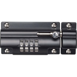 Sterling Combination Locking Bolt - 110mm Black - STX-303136 