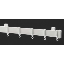 Harrison Drape Standard Drape Curtain Track - 125cm White - STX-305101 
