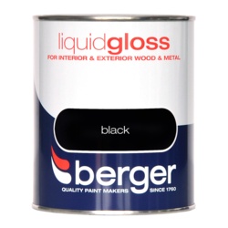 Berger Liquid Gloss 750ml - Black - STX-305992 