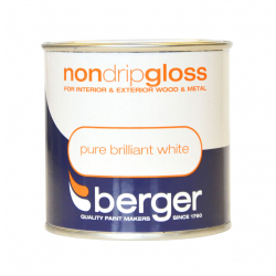 Berger Non Drip Gloss 250ml - Pure Brilliant White - STX-306032 