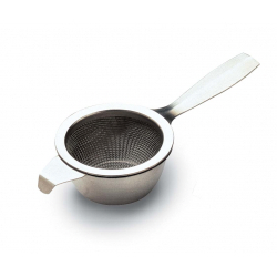 Grunwerg Tea Strainer&Drip Bowl Carded - Stainless Steel - STX-306595 