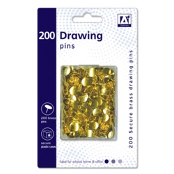 Anker Drawing Pins In Hardcase - Pack 200 - STX-309026 