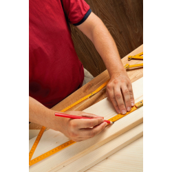 SupaTool Carpenters Pencils and Sharpener Set - 5 Piece Set - STX-309603 