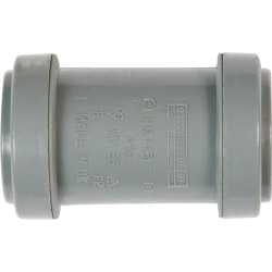 Polypipe Straight Coupling Push-fit - 40mm Black - STX-311207 