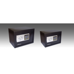 Cathedral Electronic Locking Safe - Black Interior dimensions 305mm x 190mm x 195mm Weight 5kg - STX-312167 