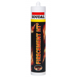 Soudal Firecement Ht Black - 310ml cartridge - STX-313192 
