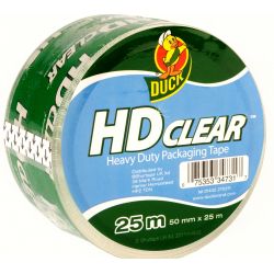 Duck Tape Heavy Duty Clear Packaging Tape - 50mm x 25m - STX-314132 