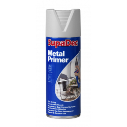 SupaDec Metal Primer Spray - 400ml Grey - STX-315683 