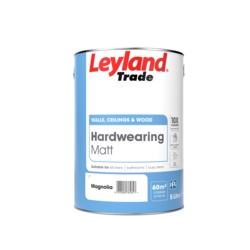 Leyland Trade Hardwearing Matt - 5L Magnolia - STX-318240 