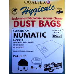 Numatic Henry AS200 Microfibre Bags - Pack of 10 - STX-318370 
