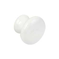 Securit White Ceramic Knobs (2) - 35mm - STX-318584 
