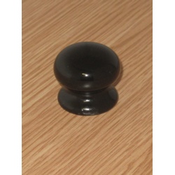 Securit Ceramic Cupboard Knob Black - 35mm - STX-319190 