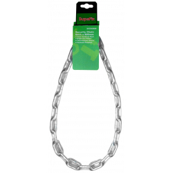 SupaFix Welded Clear Sleeved Chain 900mm - Bright Zinc Plated - STX-319664 