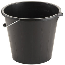 TML 3 Gallon Bucket - Black - STX-320622 