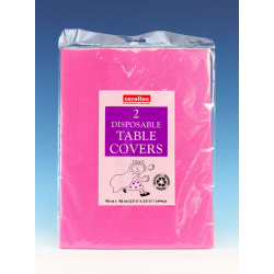 Caroline Square Paper Tablecovers - 90cm Hot Pink - STX-324882 
