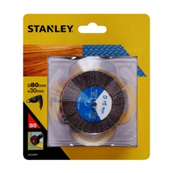 Stanley 80g Flap Disc - 80mm - STX-325187 