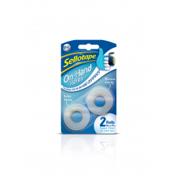 Sellotape On Hand Refill - 18mm x 15m (Pack of 2) - STX-326045 