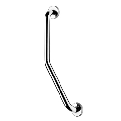 Croydex Angled Grab Bar with Concealed Fixing - 60cm - Stainless Steel - STX-326323 