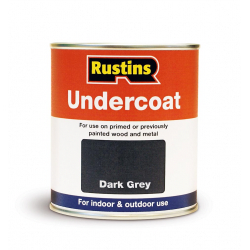 Rustins Undercoat Dark Grey - 500ml - STX-327411 