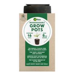 Vitax Grow Pots Pack 16 - 8cm - STX-328688 