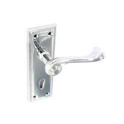 Securit Georgian Lock Handles CP - 150mm - STX-328901 
