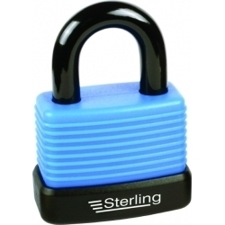 Sterling Aluminium Weatherproof Padlock with Thermoplastic Cover - 48mm - STX-329159 
