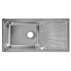 SupaPlumb Reversible Extra Deep Bowl Sink - 1 Tap - STX-329450 