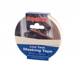 SupaDec Low Tack Masking Tape - 50mm x 50m - STX-329458 