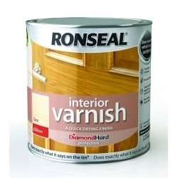 Ronseal Interior Varnish Gloss 2.5L - Clear - STX-330074 