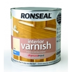 Ronseal Interior Varnish Satin 2.5L - Clear - STX-330078 