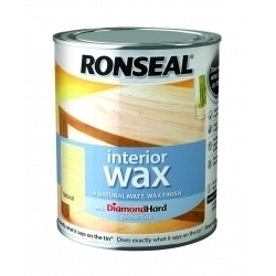 Ronseal Interior Wax Matt 750ml - Natural - STX-330134 